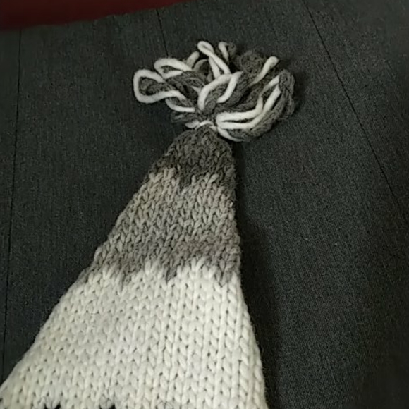 Long funky eagle handmade wool hat - Picture 3 of 5